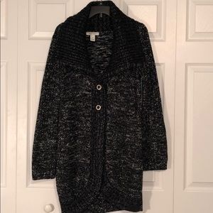 White House / Black Market Sweater Jacket Top (M)